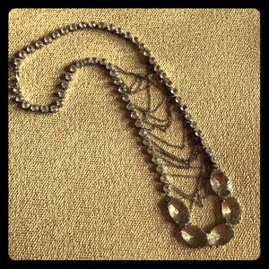 Gorgeous long rhinestone necklace